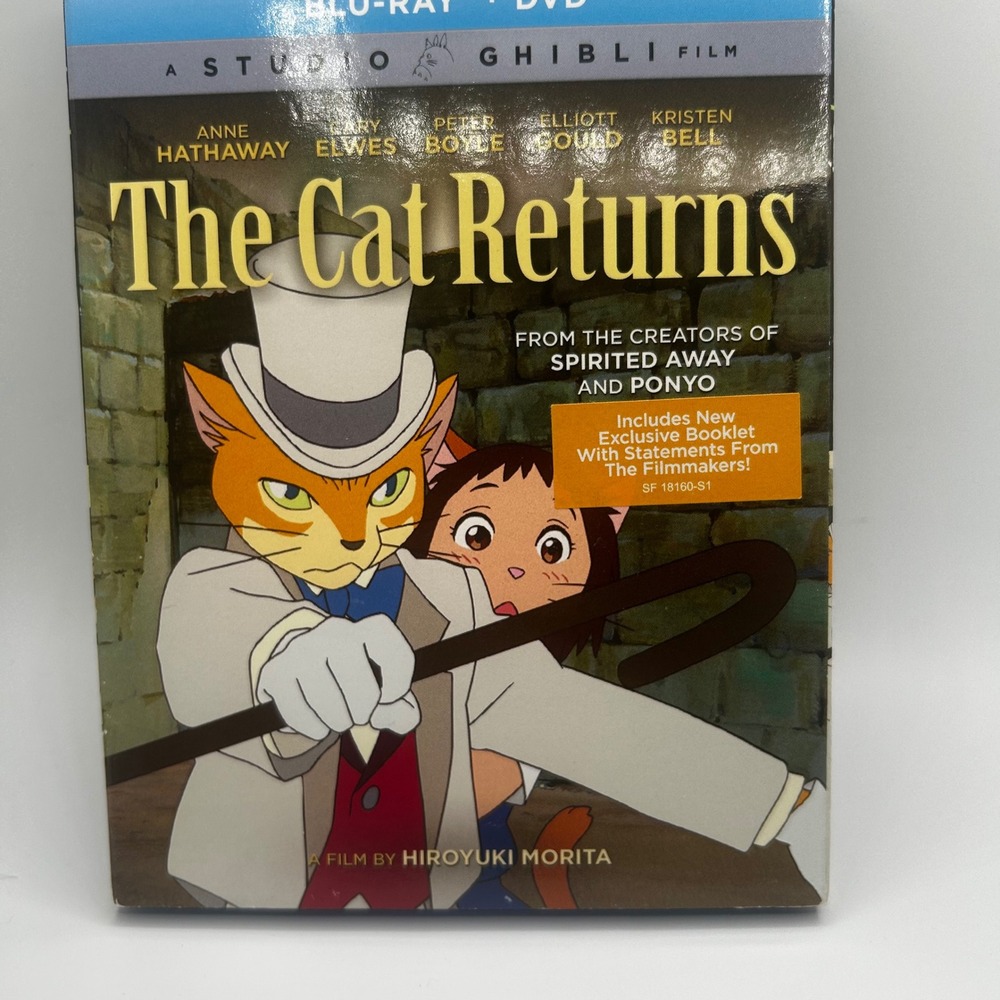 The Cat Returns Studio Ghibli Blu-ray DVD Combo GKIDS Shout Factory Slipcover